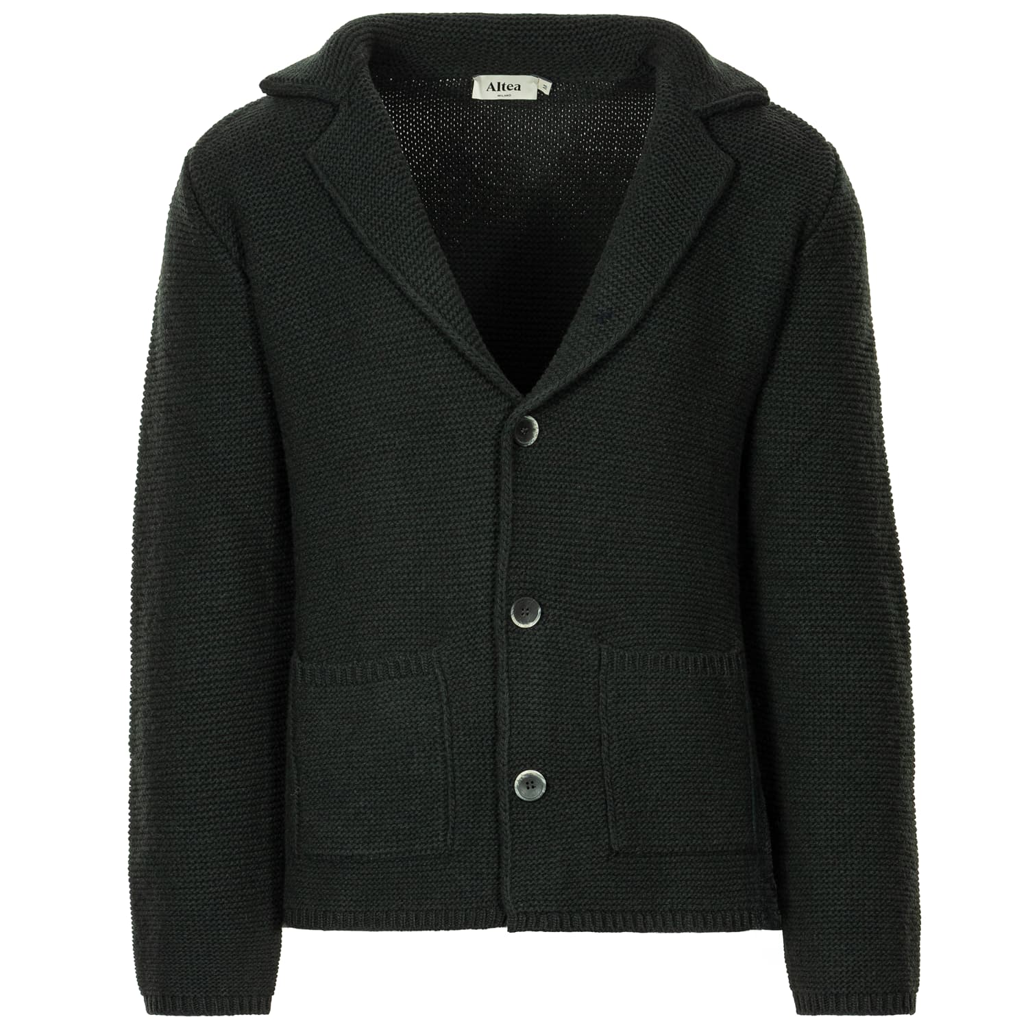 Grobe Strickjacke aus Schurwolle