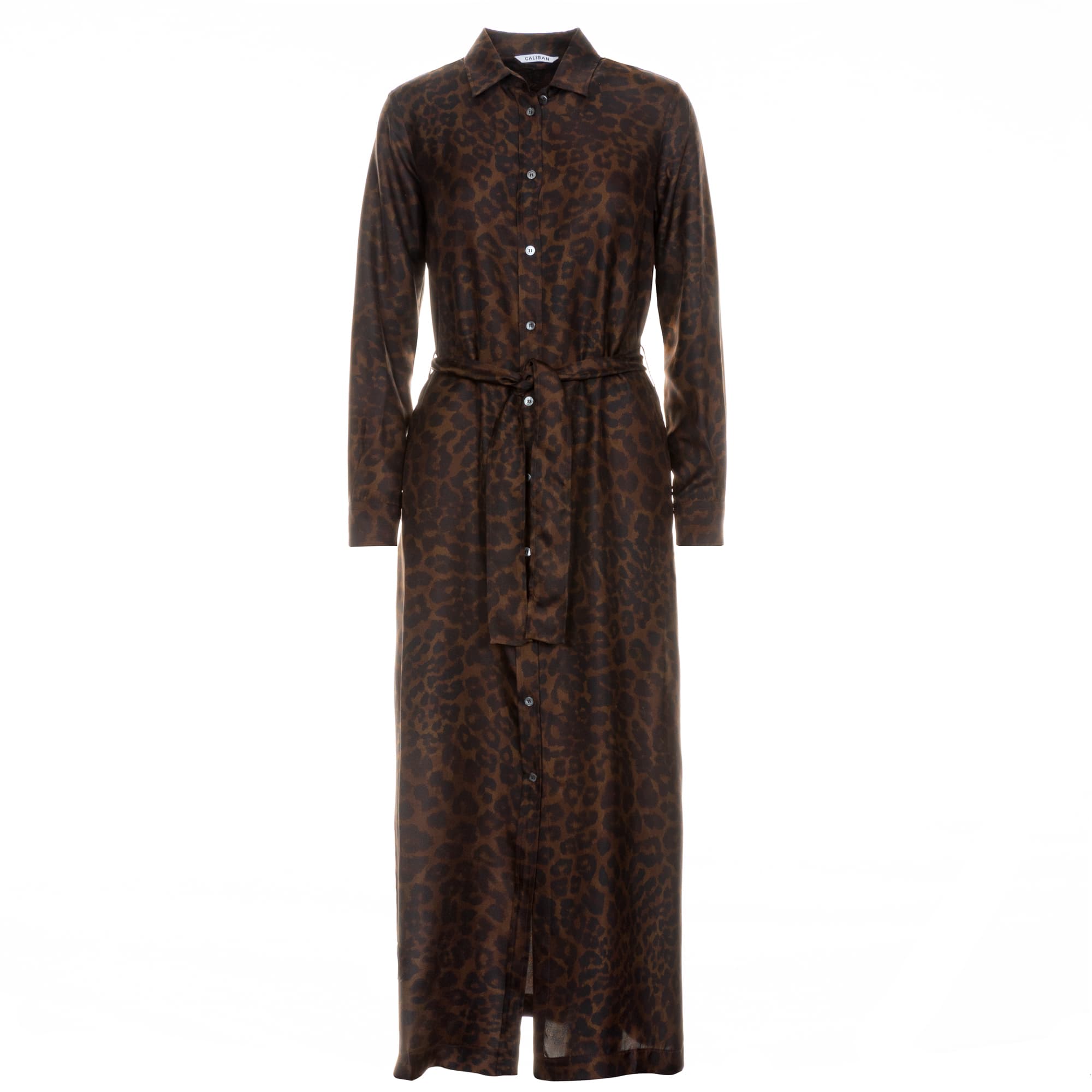 Maxi Hemdblusenkleid Leopardenmuster Caliban-y2h-prk-fr1-3