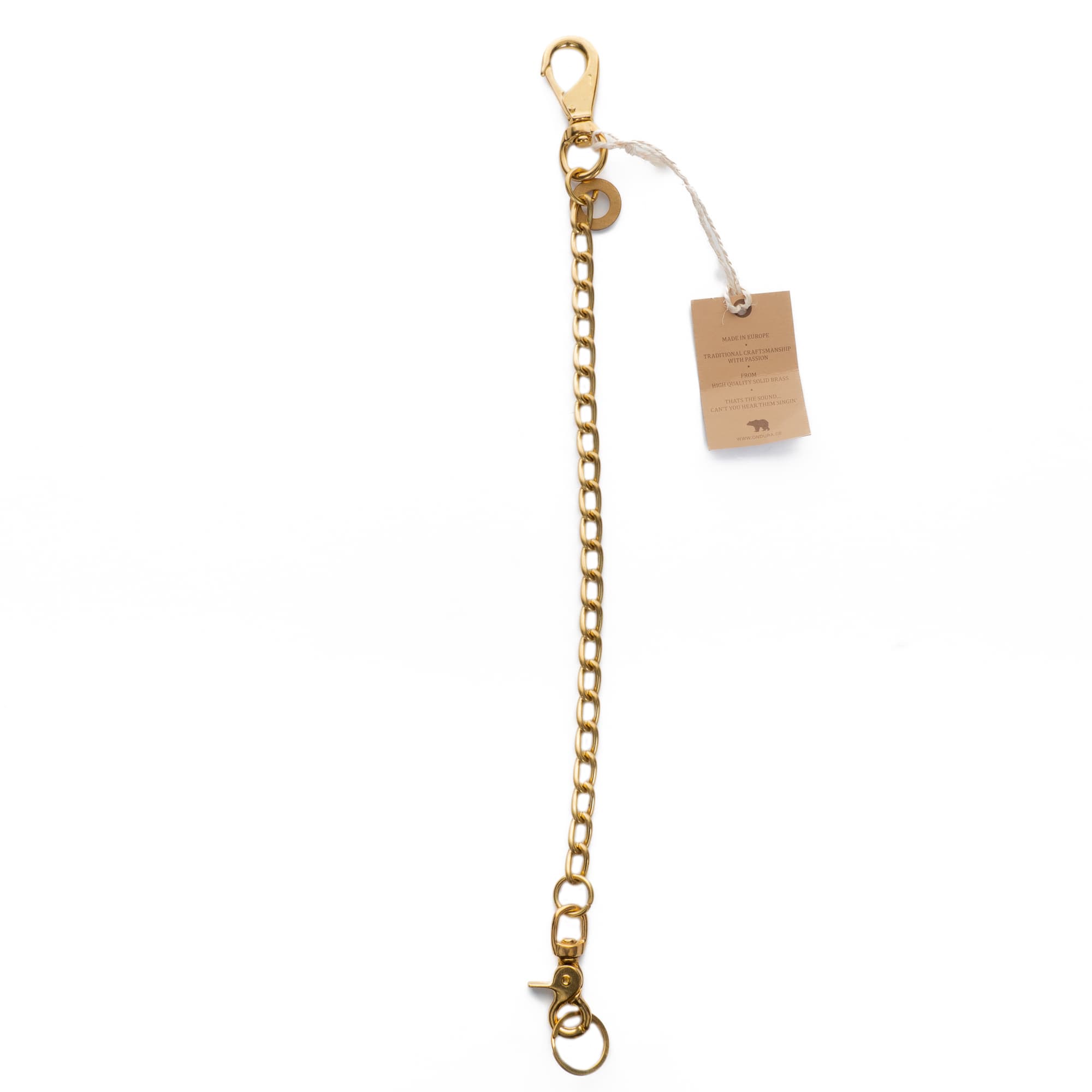 Schlüsselkette aus Messing Schlüsselkette aus Messing