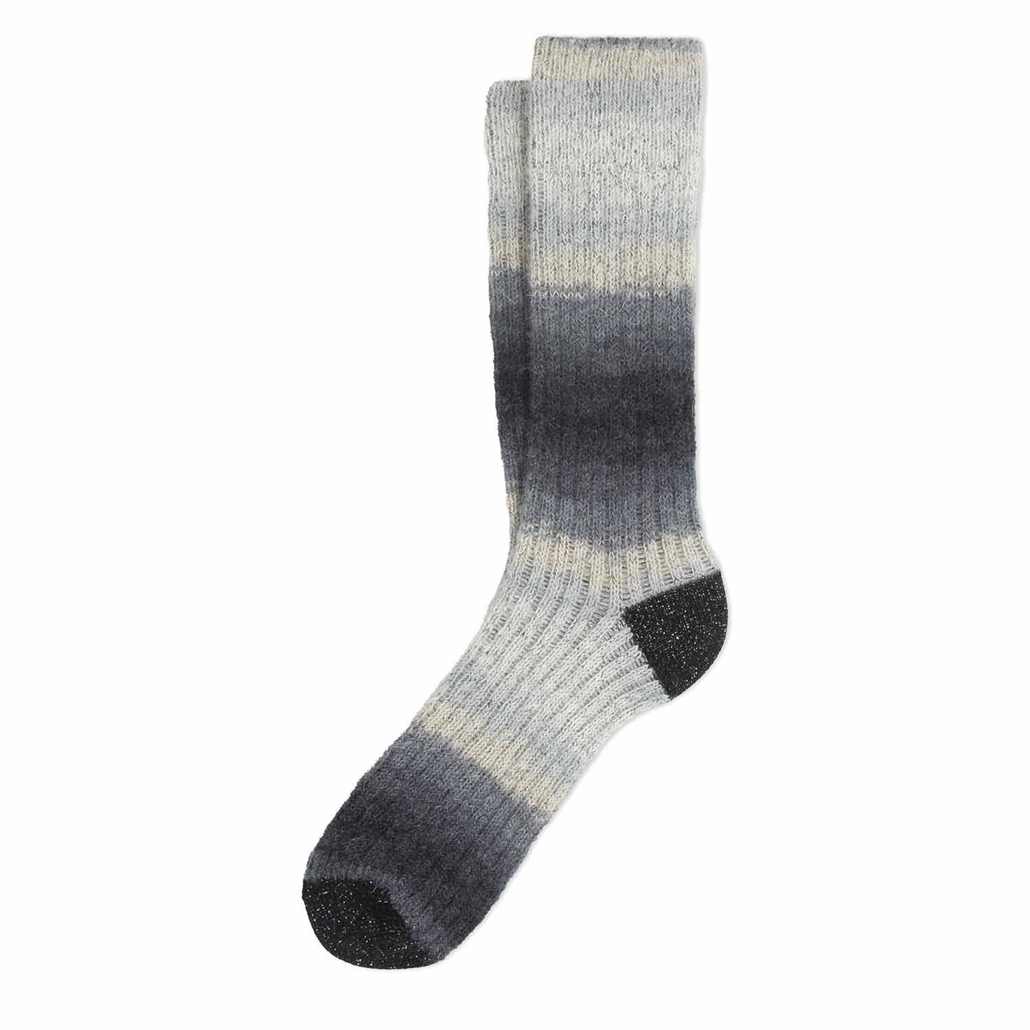 Stricksocke Ranua Gestreift
