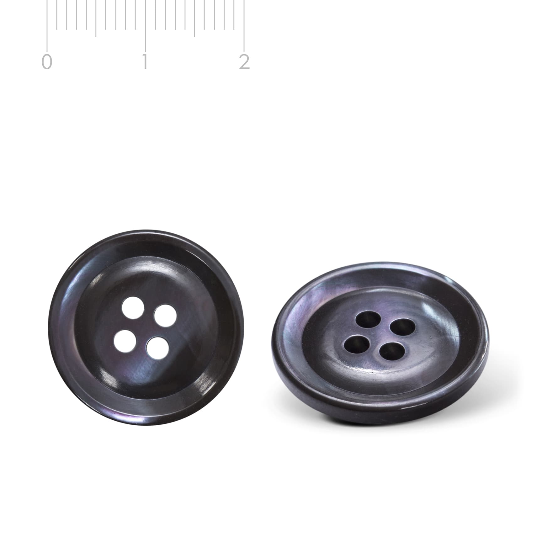 Hornknopf Elfenbein B15