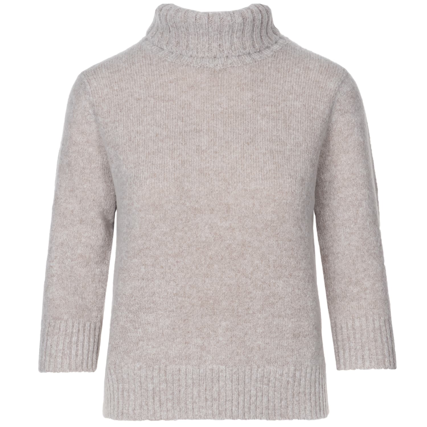 Rollkragen Pullover Wolle-Kaschmir