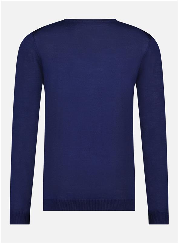 V-Neck Pullover London Merinowolle