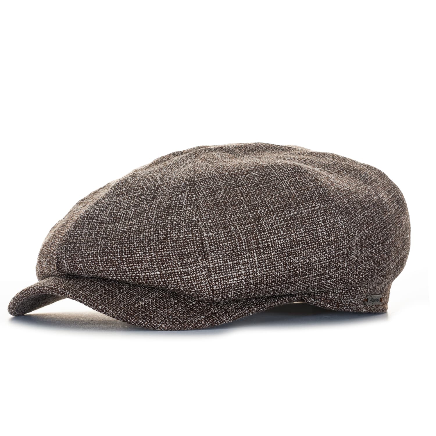 Newsboy Retro Cap Rustic Leinen Braun