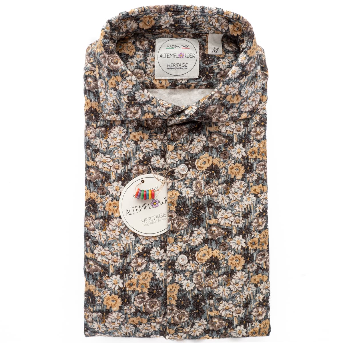 Hemd Positano Flanell Allover Print Hemd Positano Flanell Allover Print