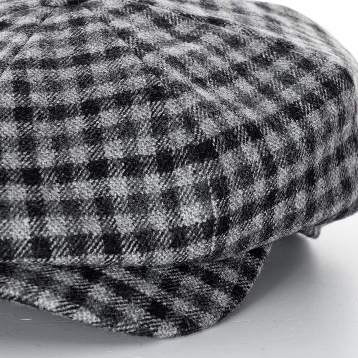 Newsboy Retro Cap Wolle Grey