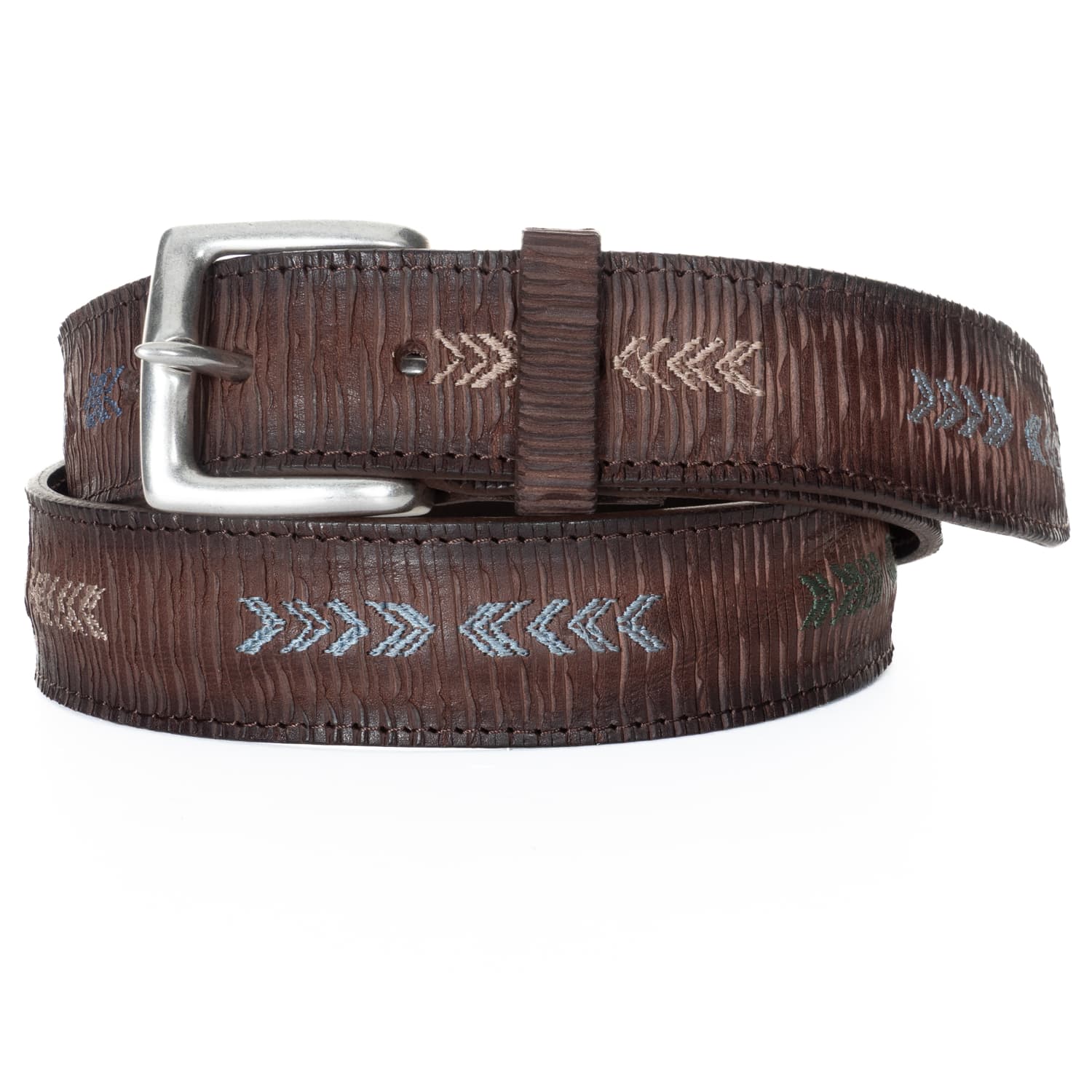 Ledergürtel Blade Sioux mit Stickerei