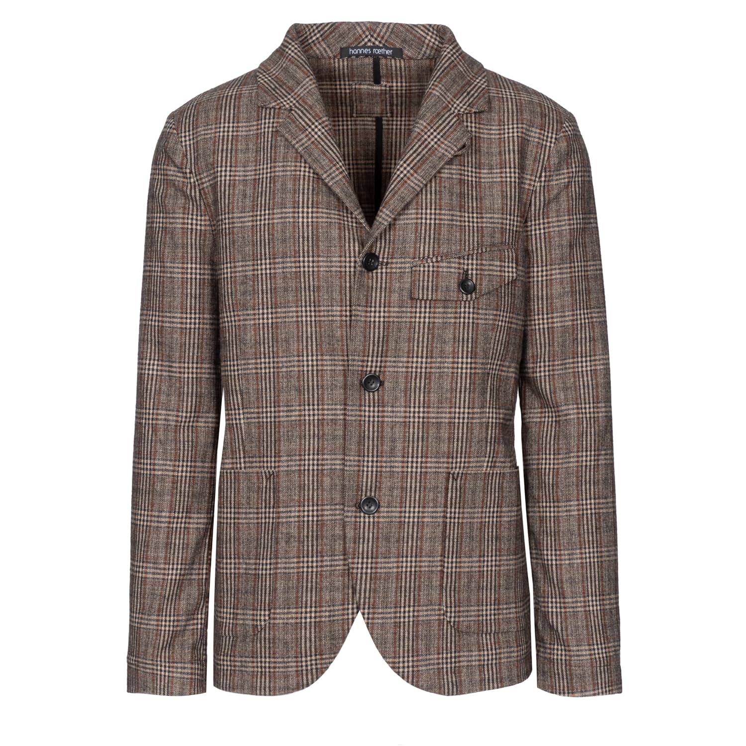 Sakko par32done Beige-kariert