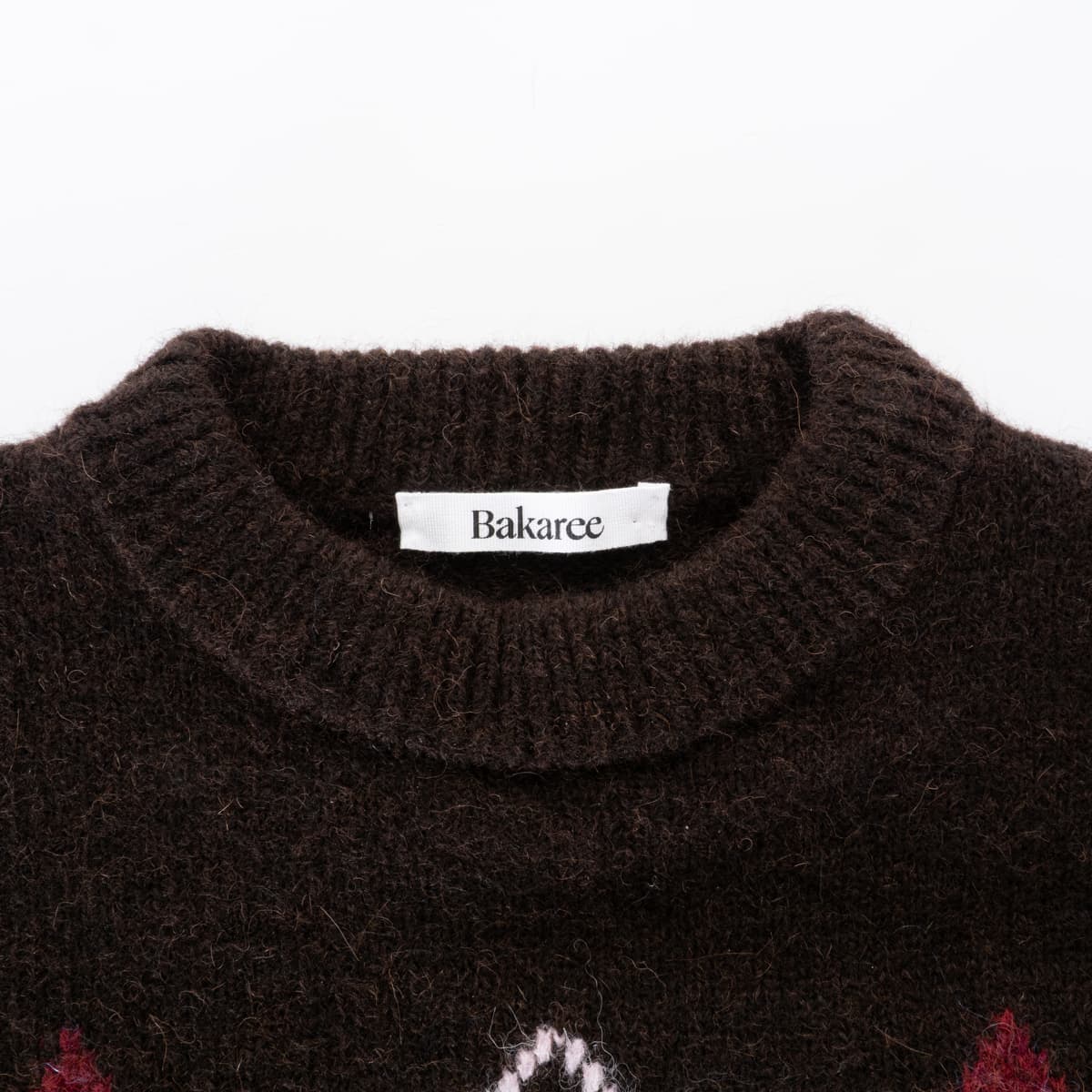 Alpaka-Mix Pullover mit Argyle-Muster