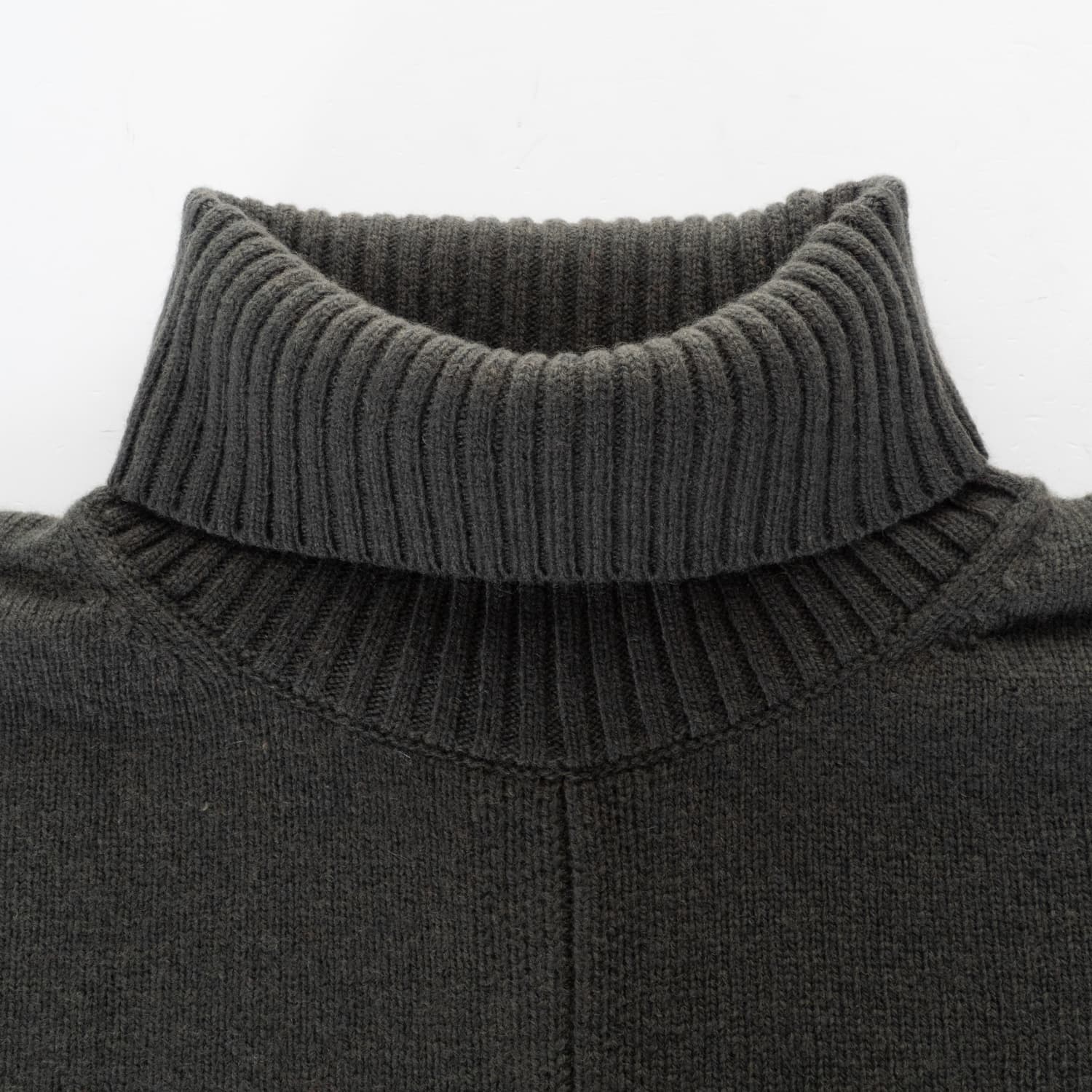 Rollkragenpullover Wolle-Yak
