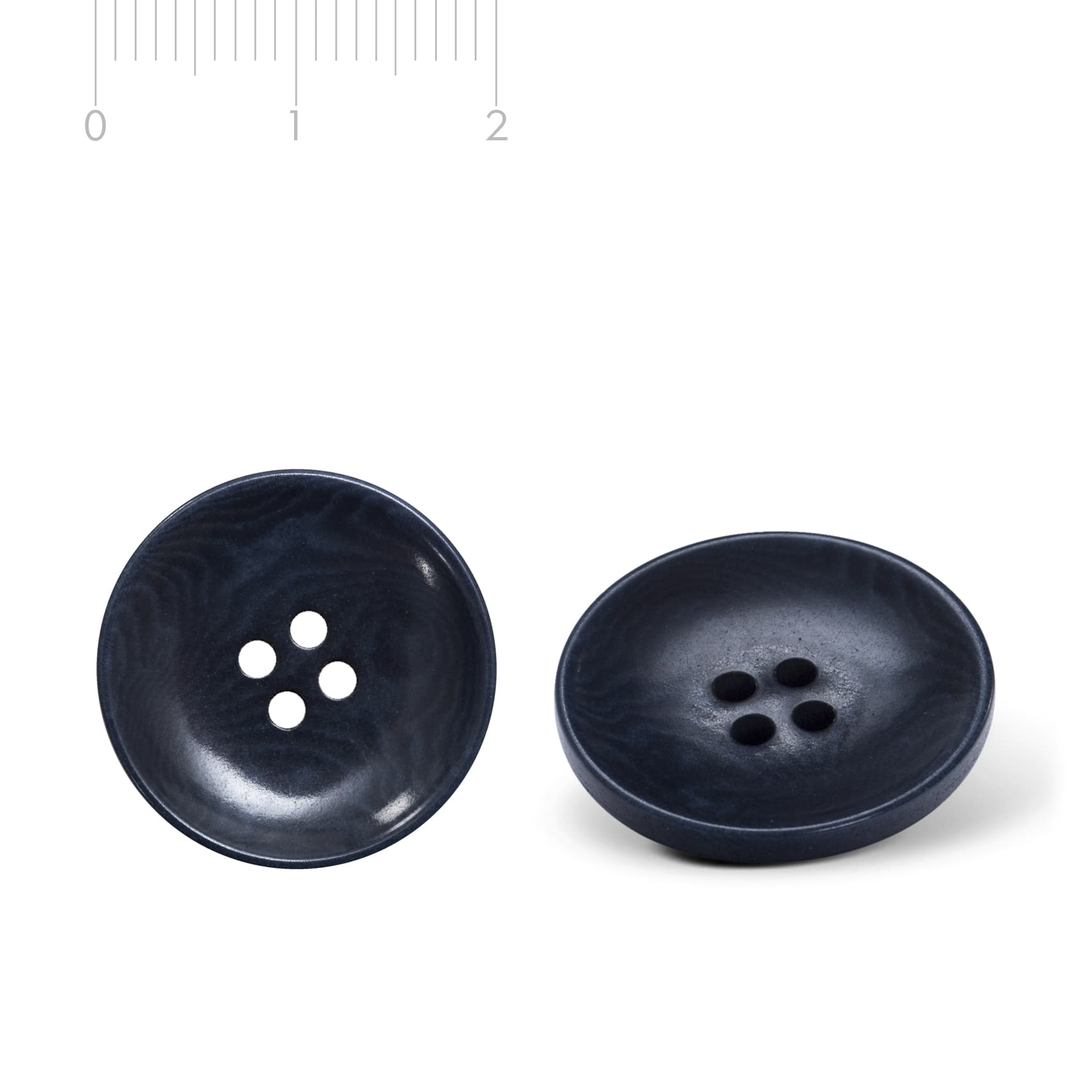 Corozoknopf blau C43