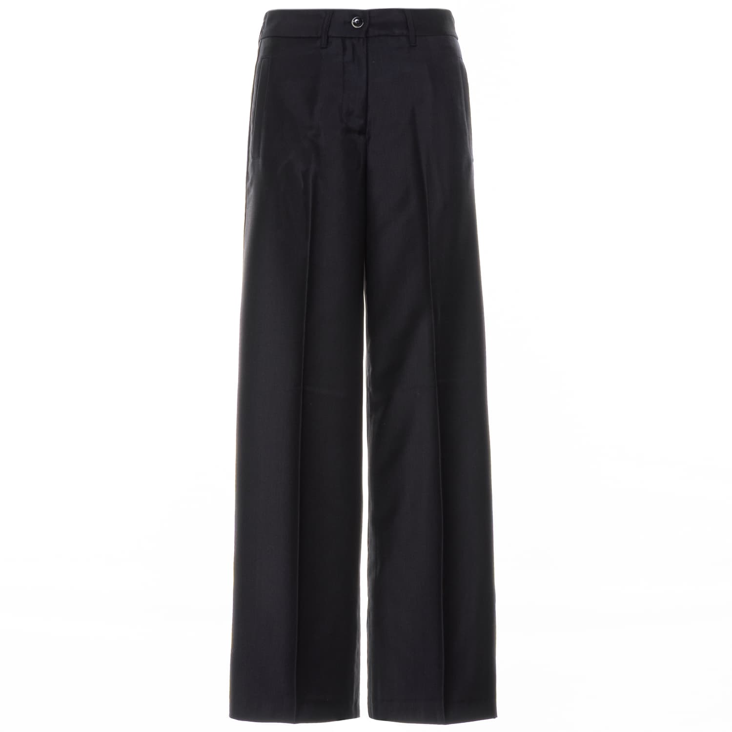 Wide-Leg Hose Astrid Wolle-Seide