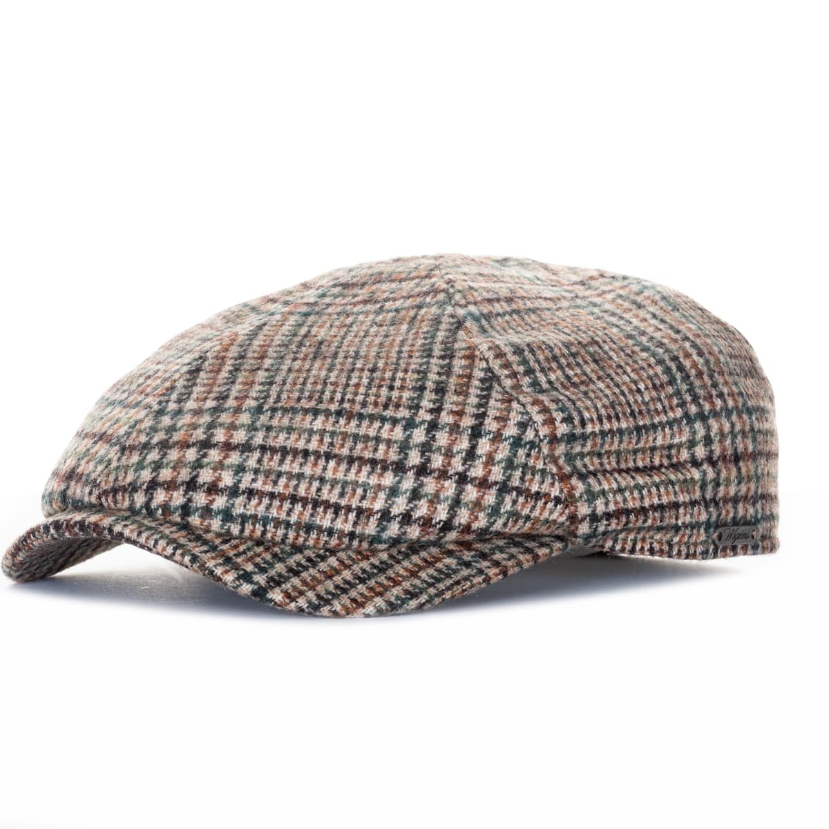 Newsboy Slim Cap Glencheck Naturtöne Newsboy Slim Cap Glencheck Naturtöne