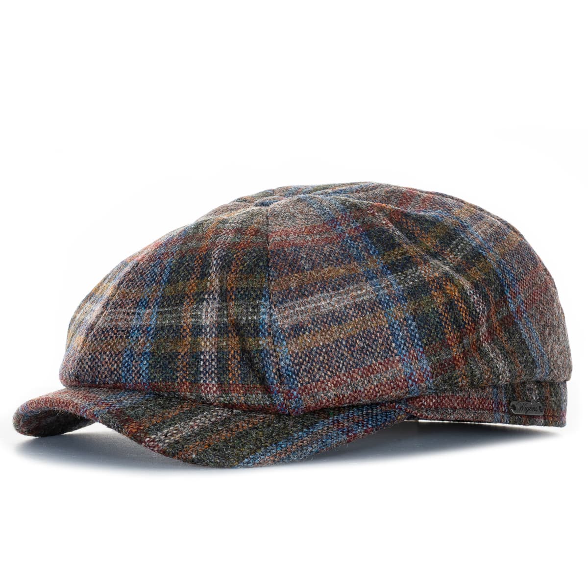 Newsboy Classic Cap Wolle Kariert