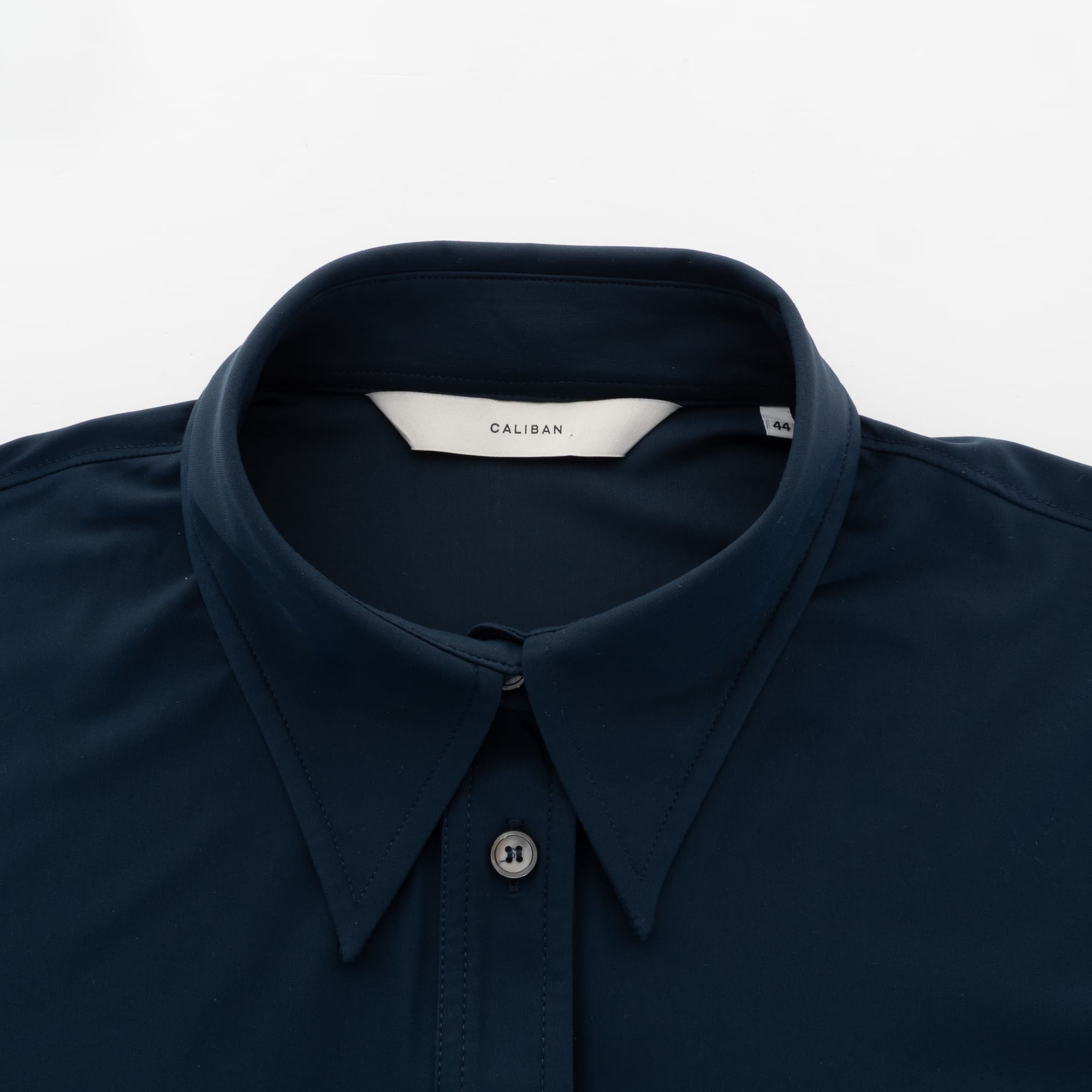 Polo-Bluse aus Stretch-Jersey
