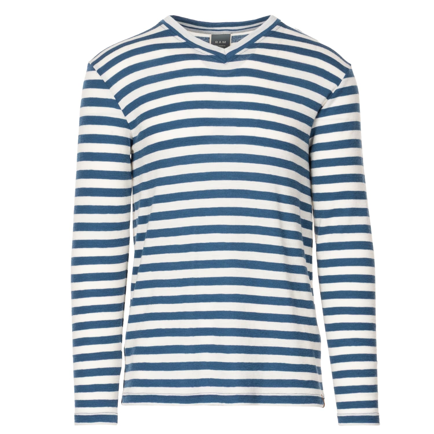 Strickpullover 4020 V-Neck Gestreift