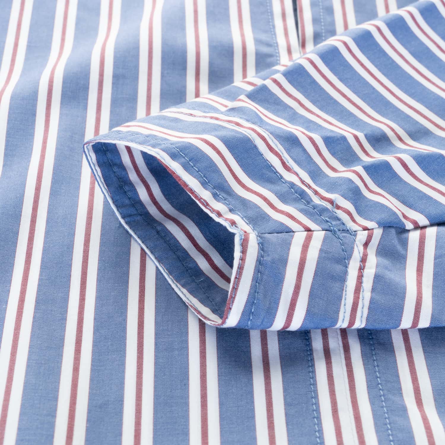 Gestreifte Baumwollbluse