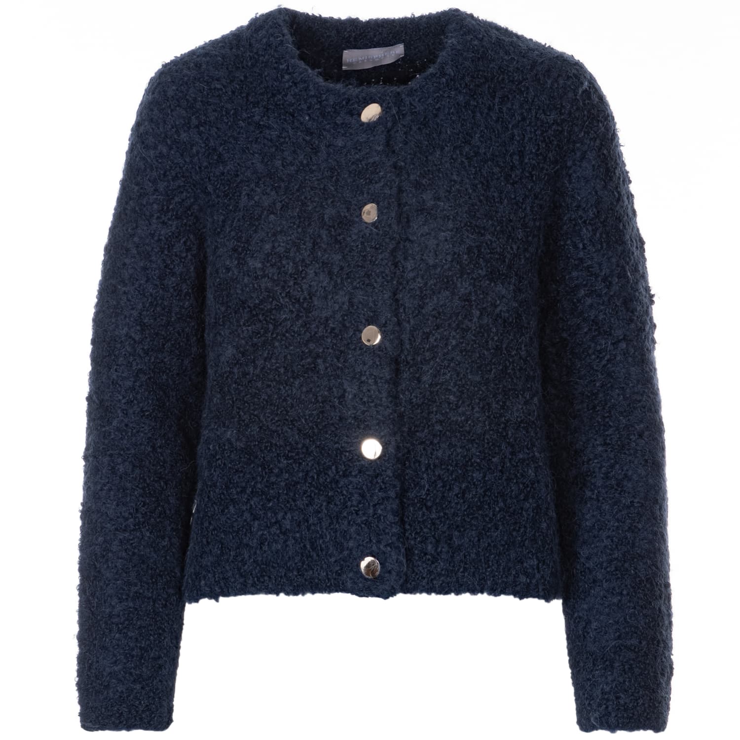 Strickjacke Alpaka-Bouclé
