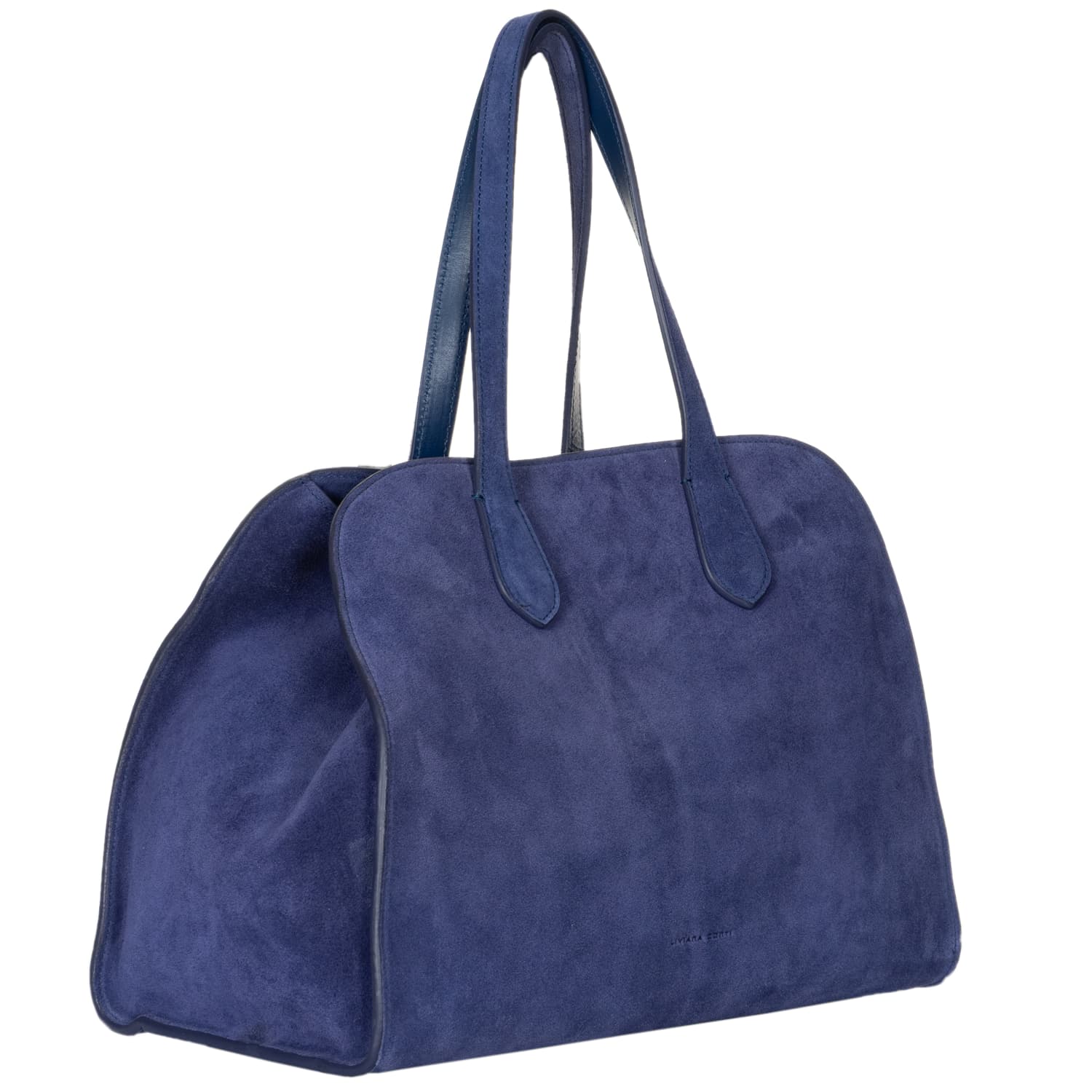 Shopper Handtasche aus Veloursleder