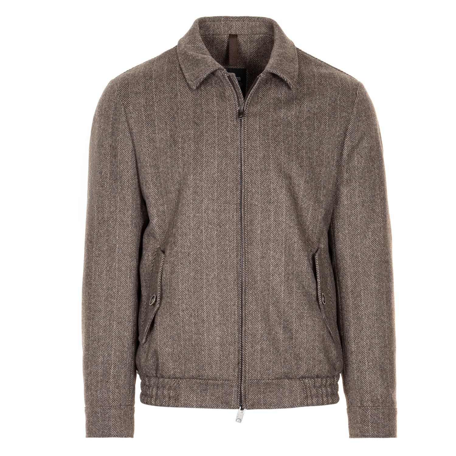 Blouson Fischgrät Braun
