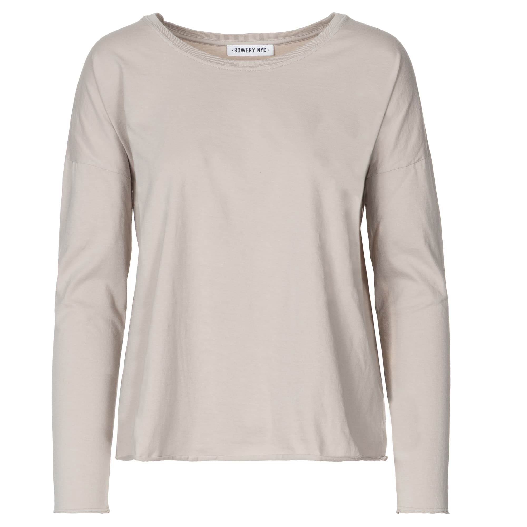 Longsleeve Baumwolle Boxy Cut