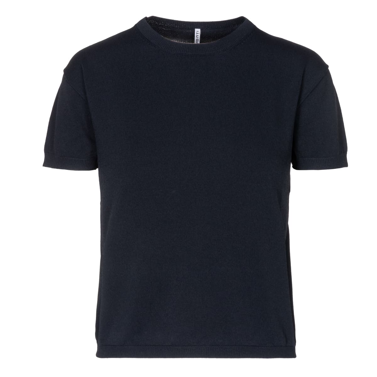 Strick T-Shirt Marine