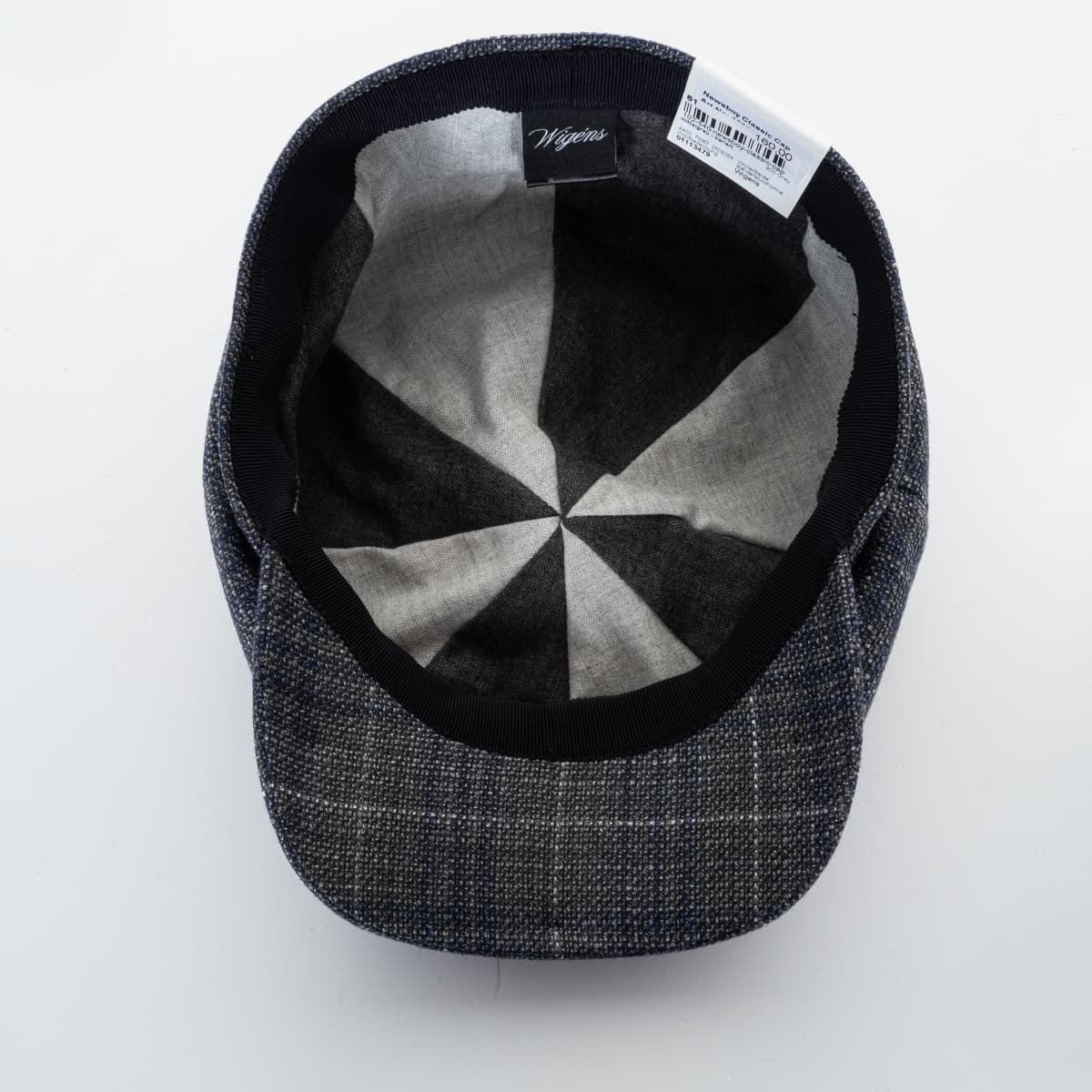 Newsboy Classic Cap Wolle-Seide Grau