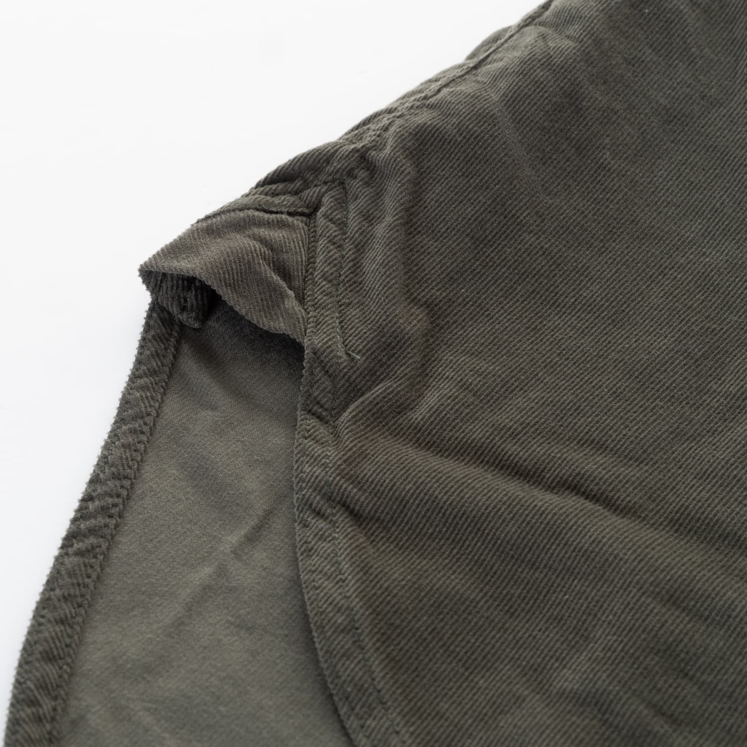 Feincordbluse mit Stehkragen