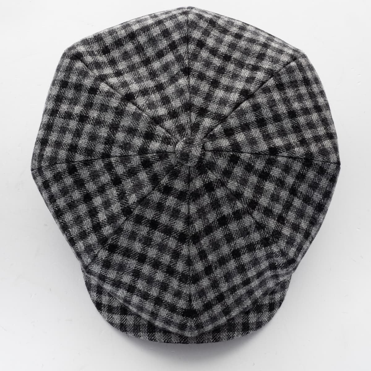 Newsboy Retro Cap Wolle Grey
