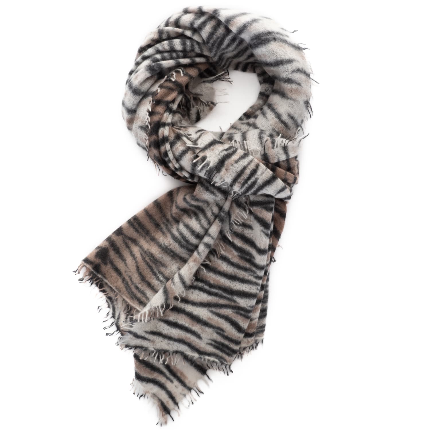 Kaschmirschal Zebra-Muster