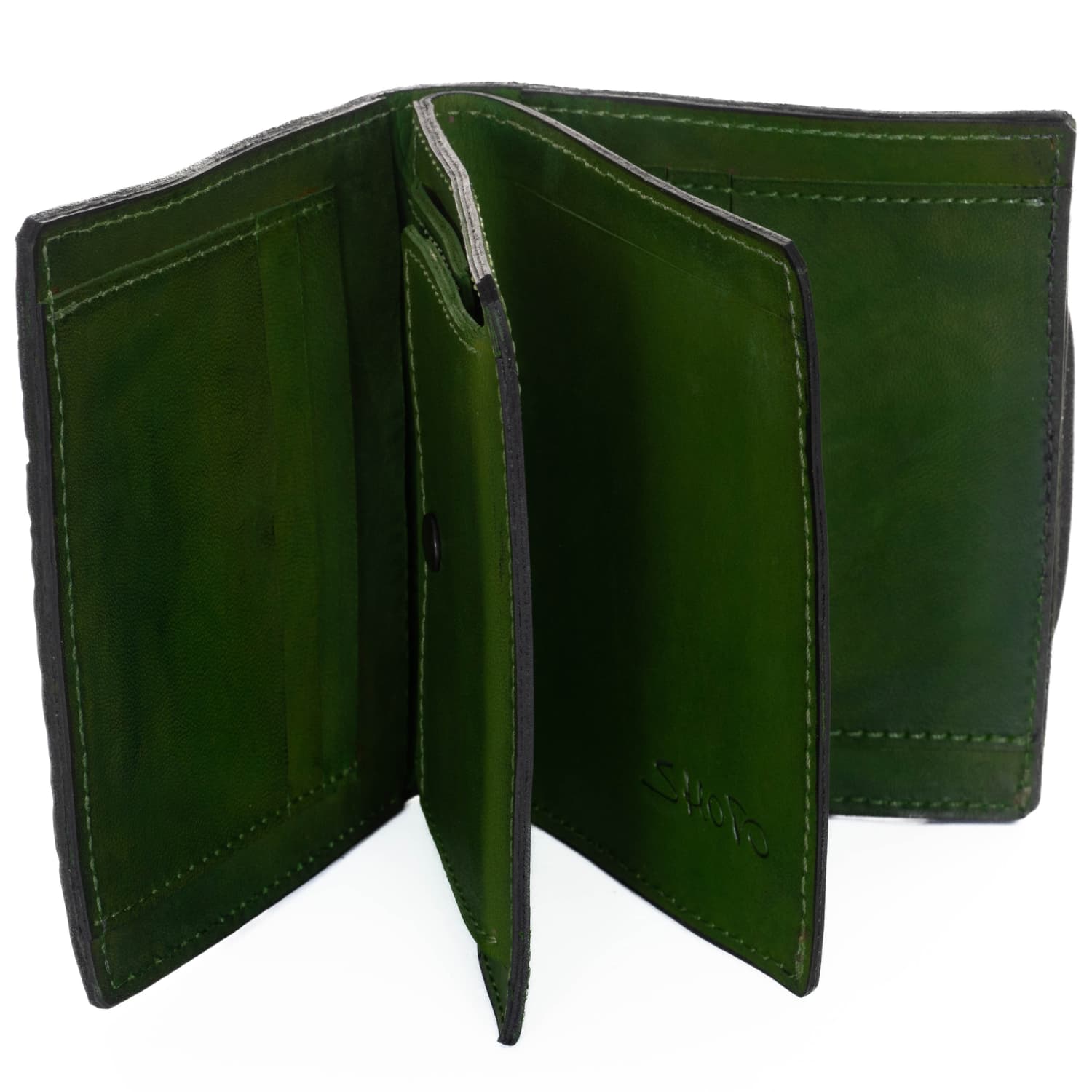 Shoto-portafoglio-piccolo-horse-foca-nero-verde-2-von-5 shoto-portafoglio-piccolo-horse-foca-nero-verde-2-von-5