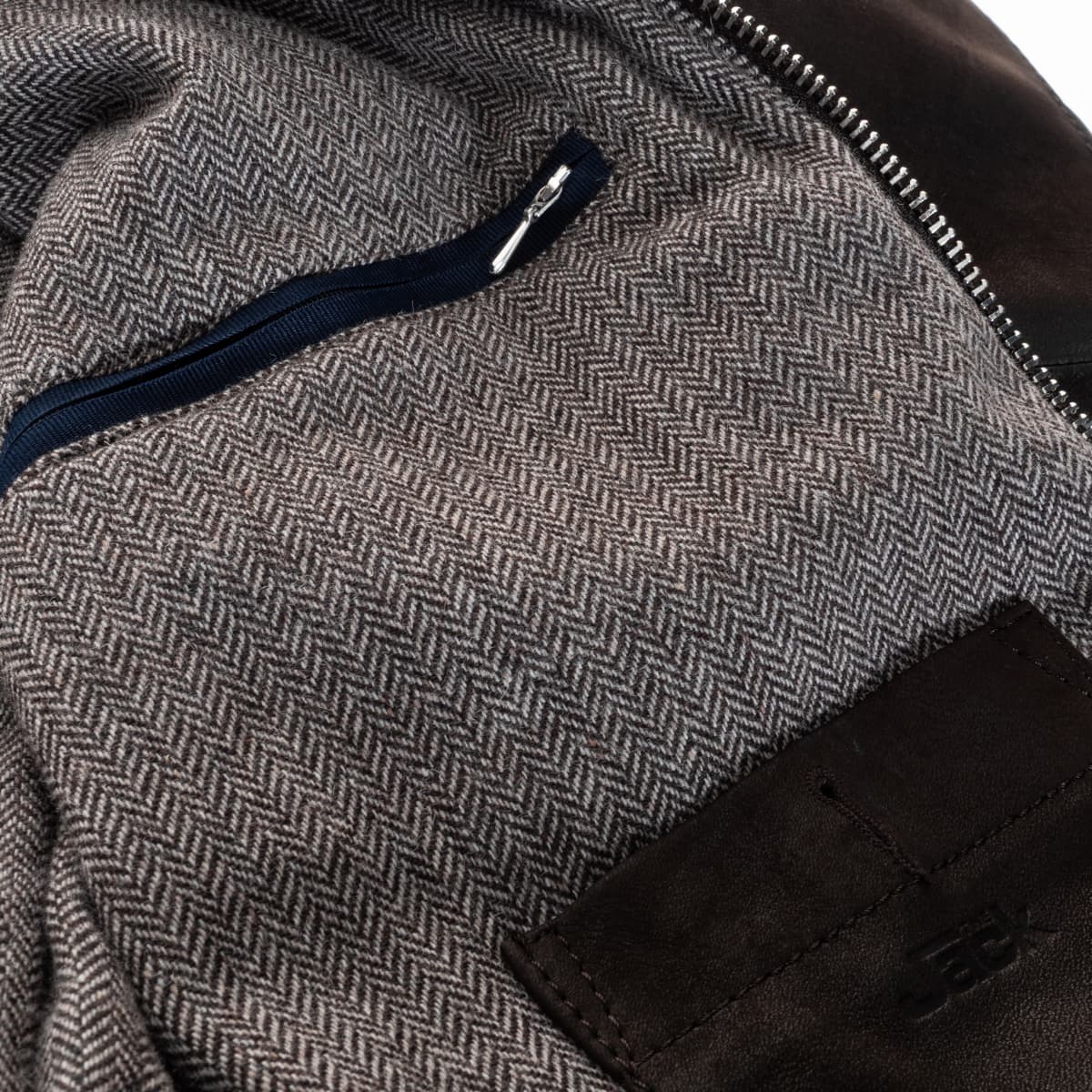 Lederjacke Noho Shearling Lammvelour