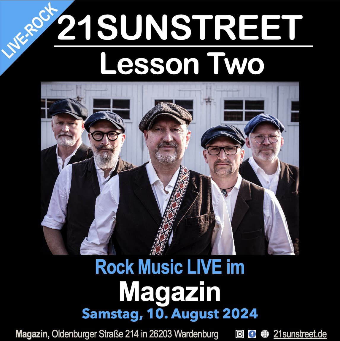 21Sunstreet spielt live am 10.08.24 gig-10-08-24-Magazin-Quardrath-pichi-1
