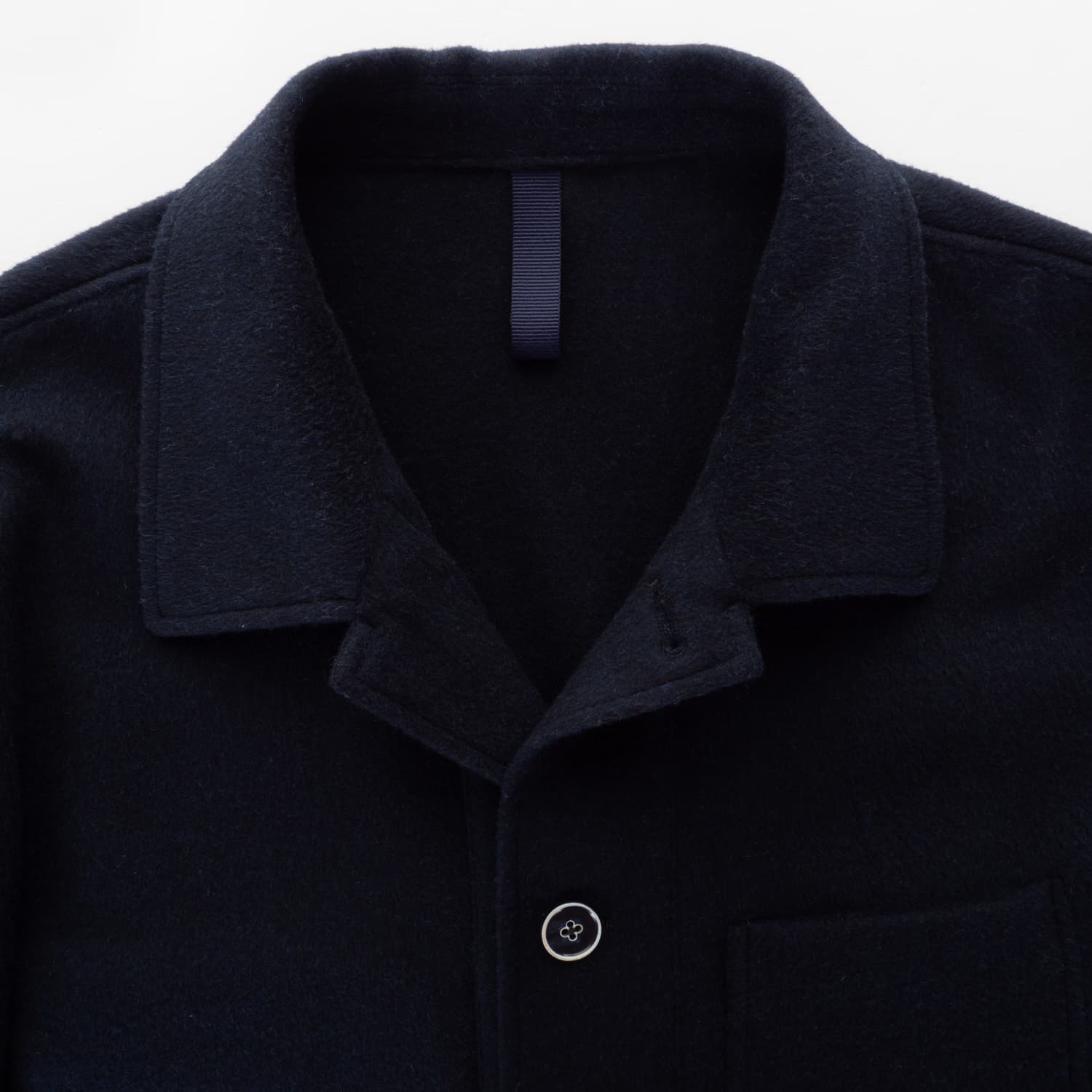 Overshirt Wolle Dunkelblau