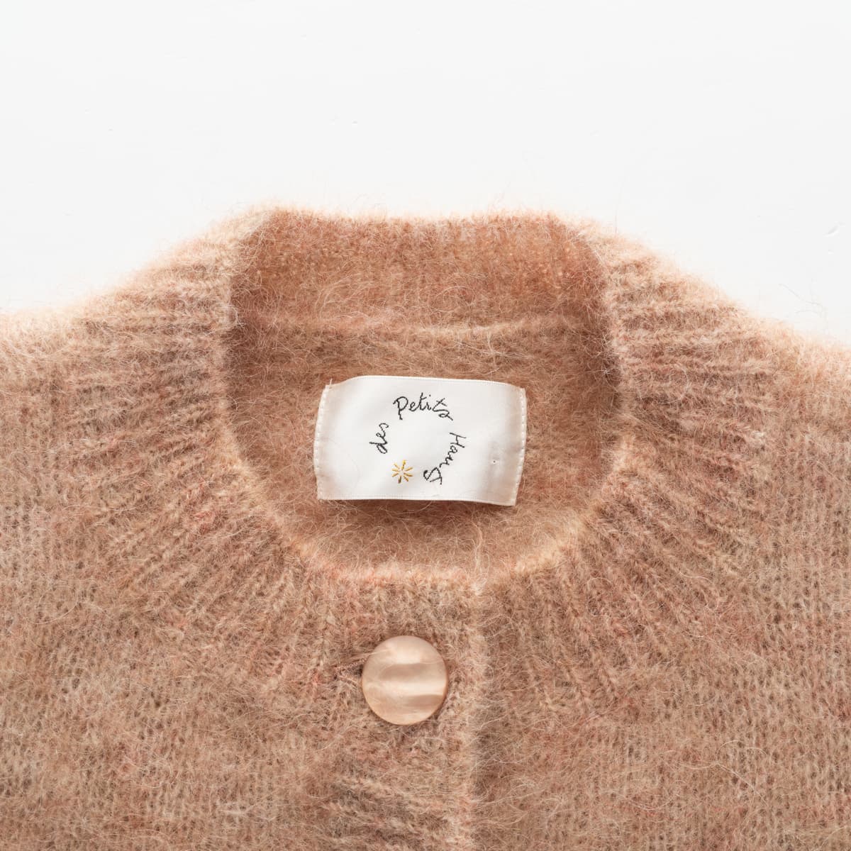 Mohair-Strickjacke Aliocha