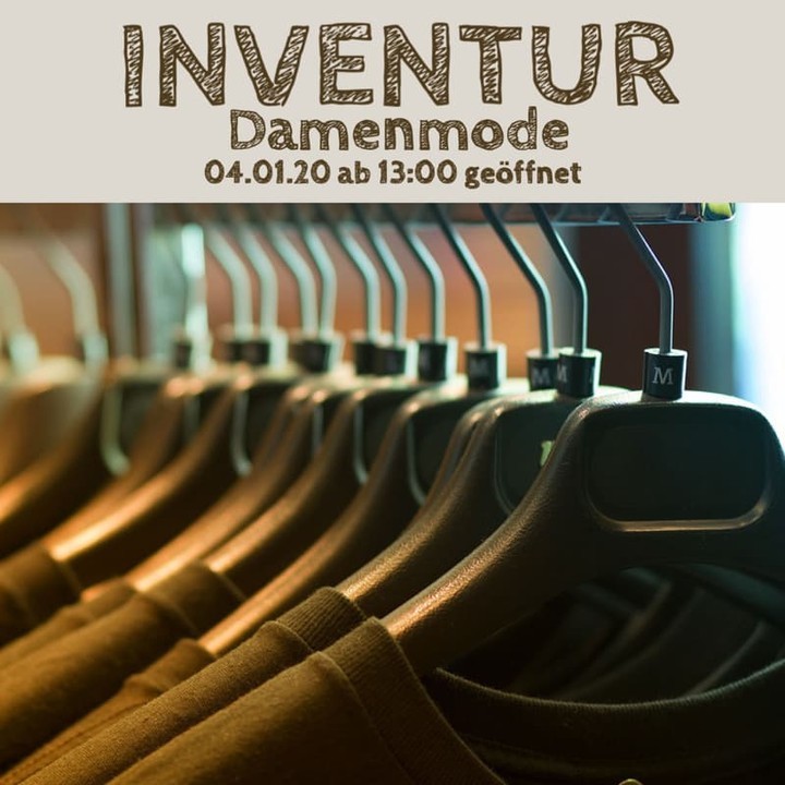 Heute ist im Damenladen Inventur - daher haben wir 271025432_386095809938590_6177171288990872845_n