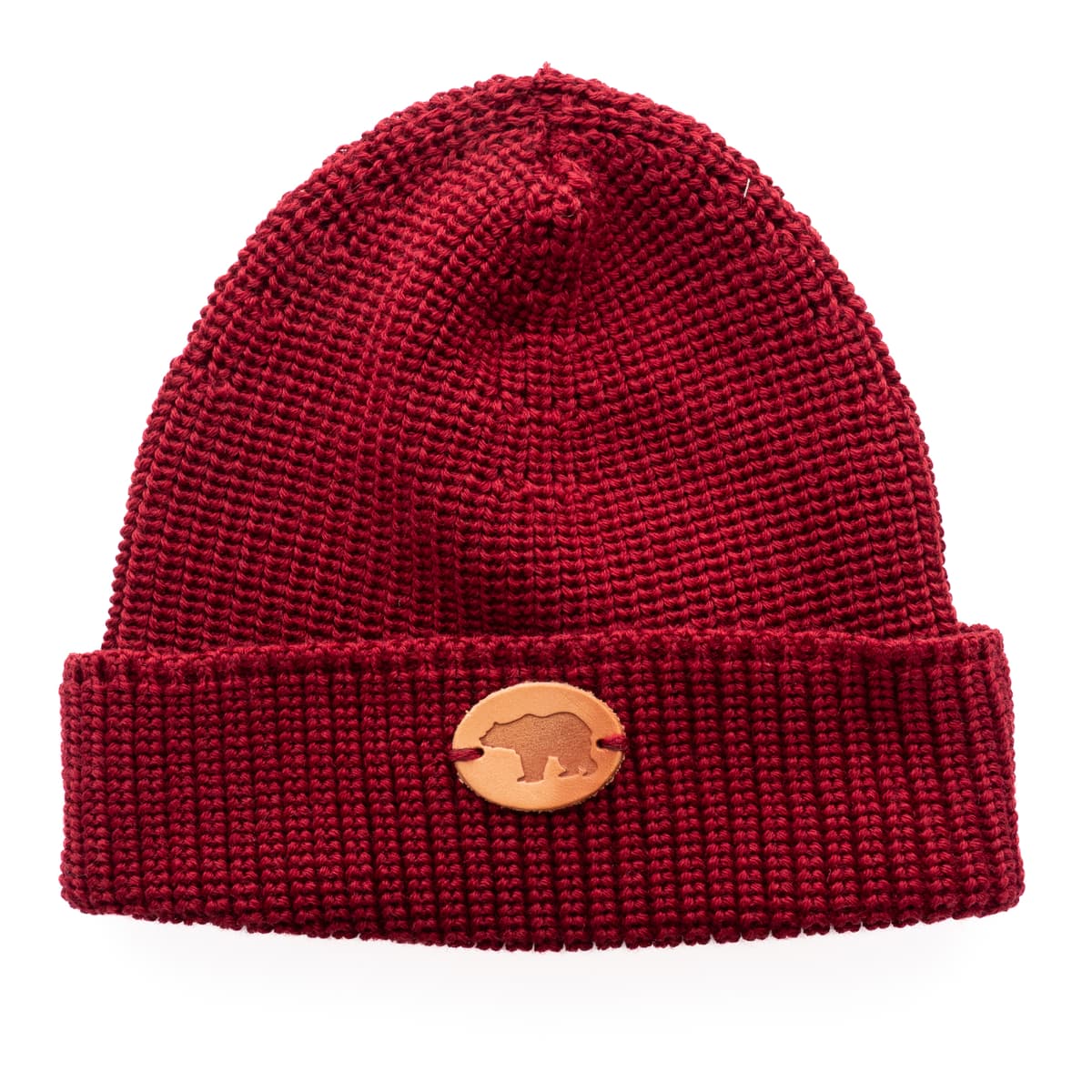 Ondura Strickmütze mit Lederpatch Ondura Strickmütze mit Lederpatch