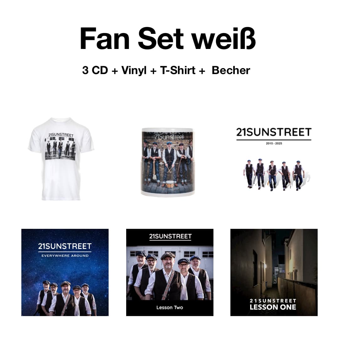 21Sunstreet - Fan Set weiß 21Sunstreet - Fan Set weiß