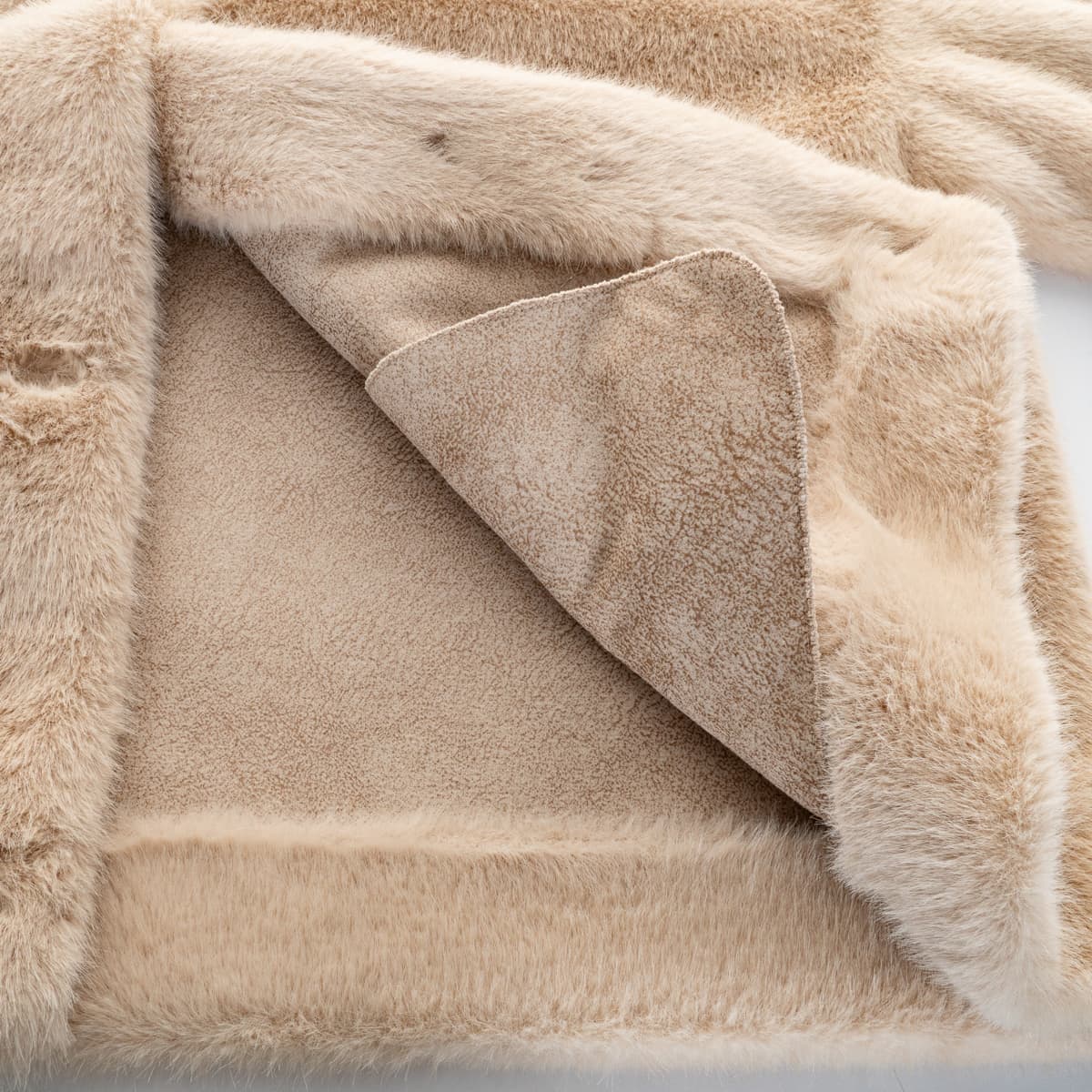 Faux-Fur Jacke Cajet Natur