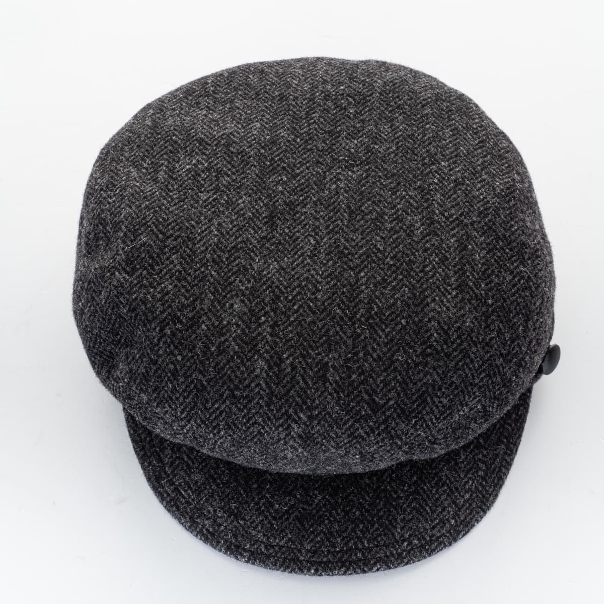 Fisherman Cap Wolle Dark Grey