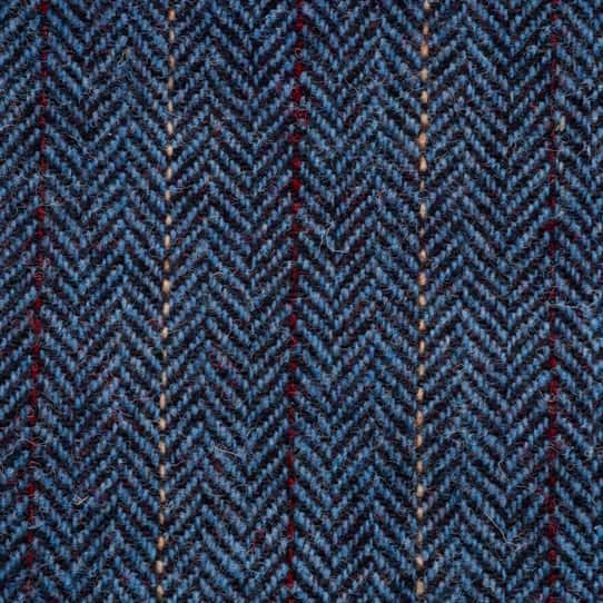 31: Harris Tweed Heringbone blau