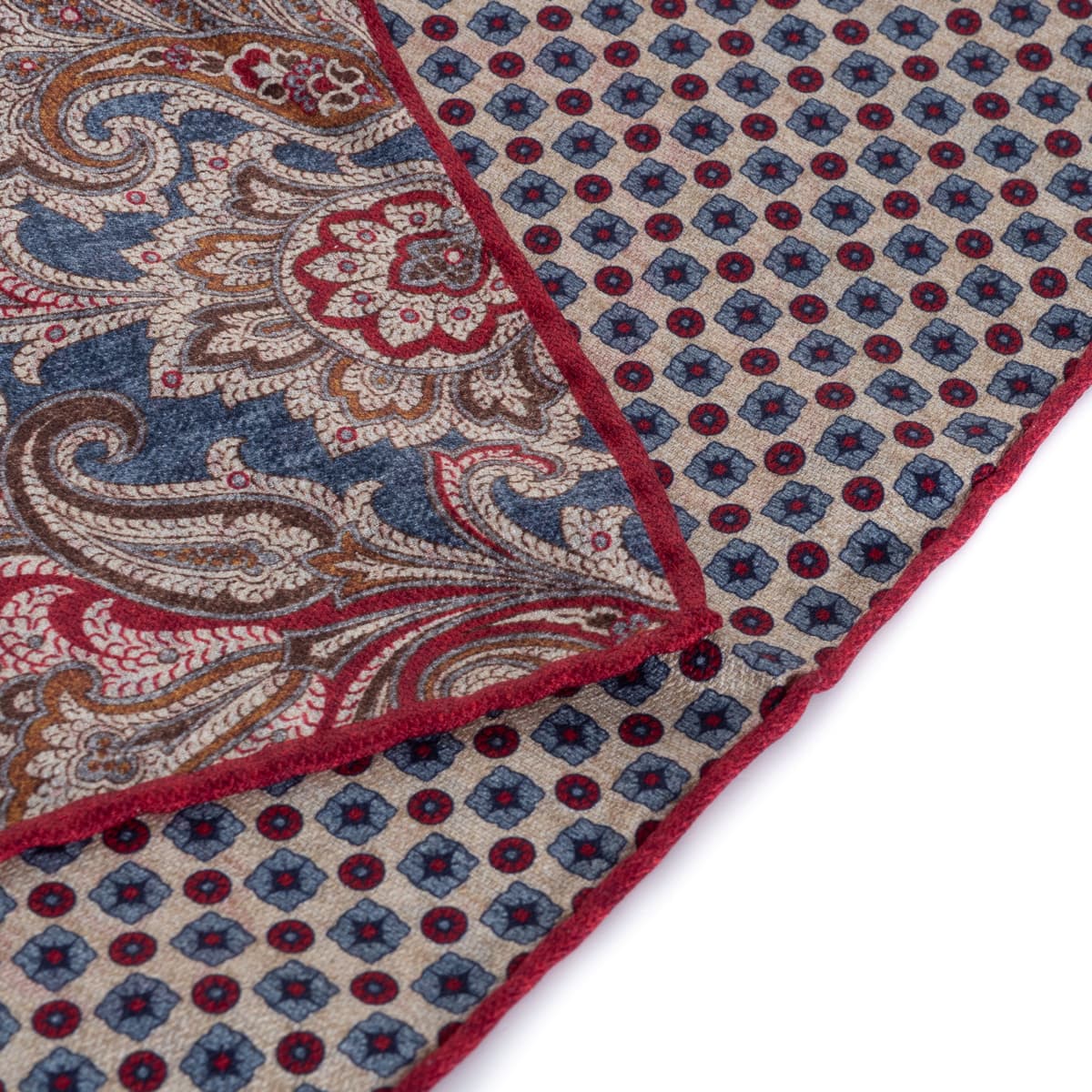 Einstecktuch Seide Paisley 8191
