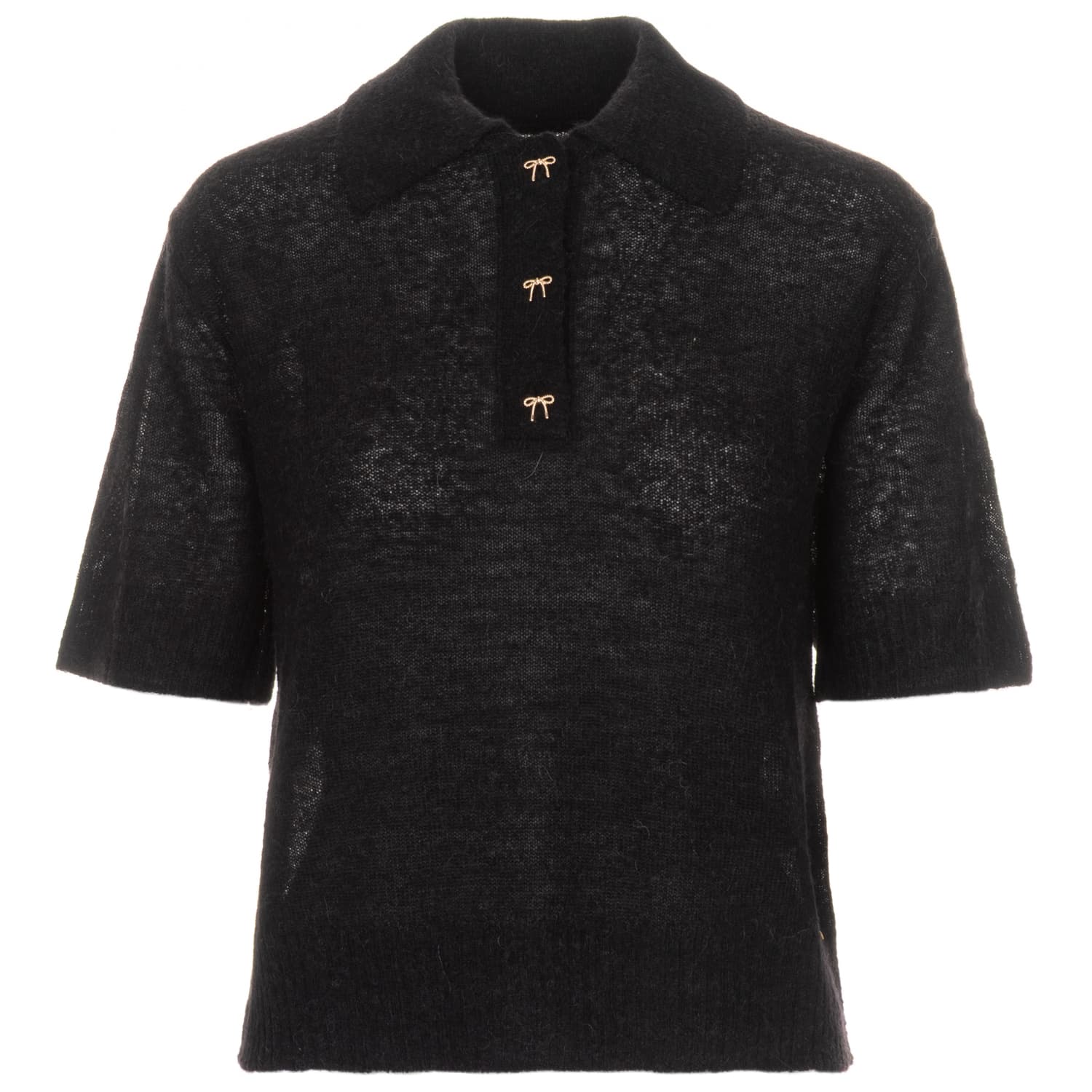 Strickshirt Cowboy Black