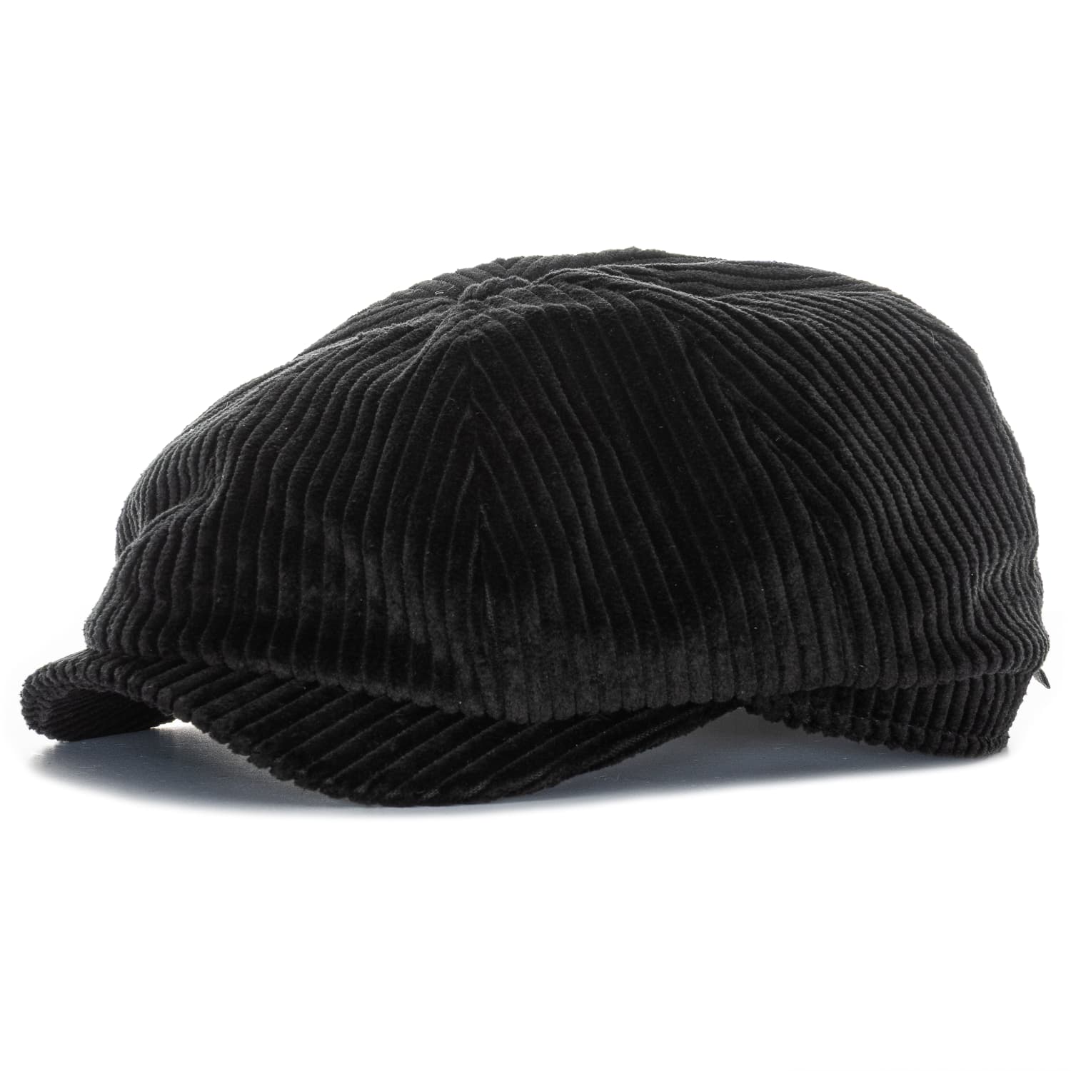 Newsboy Classic Cap Cord Schwarz