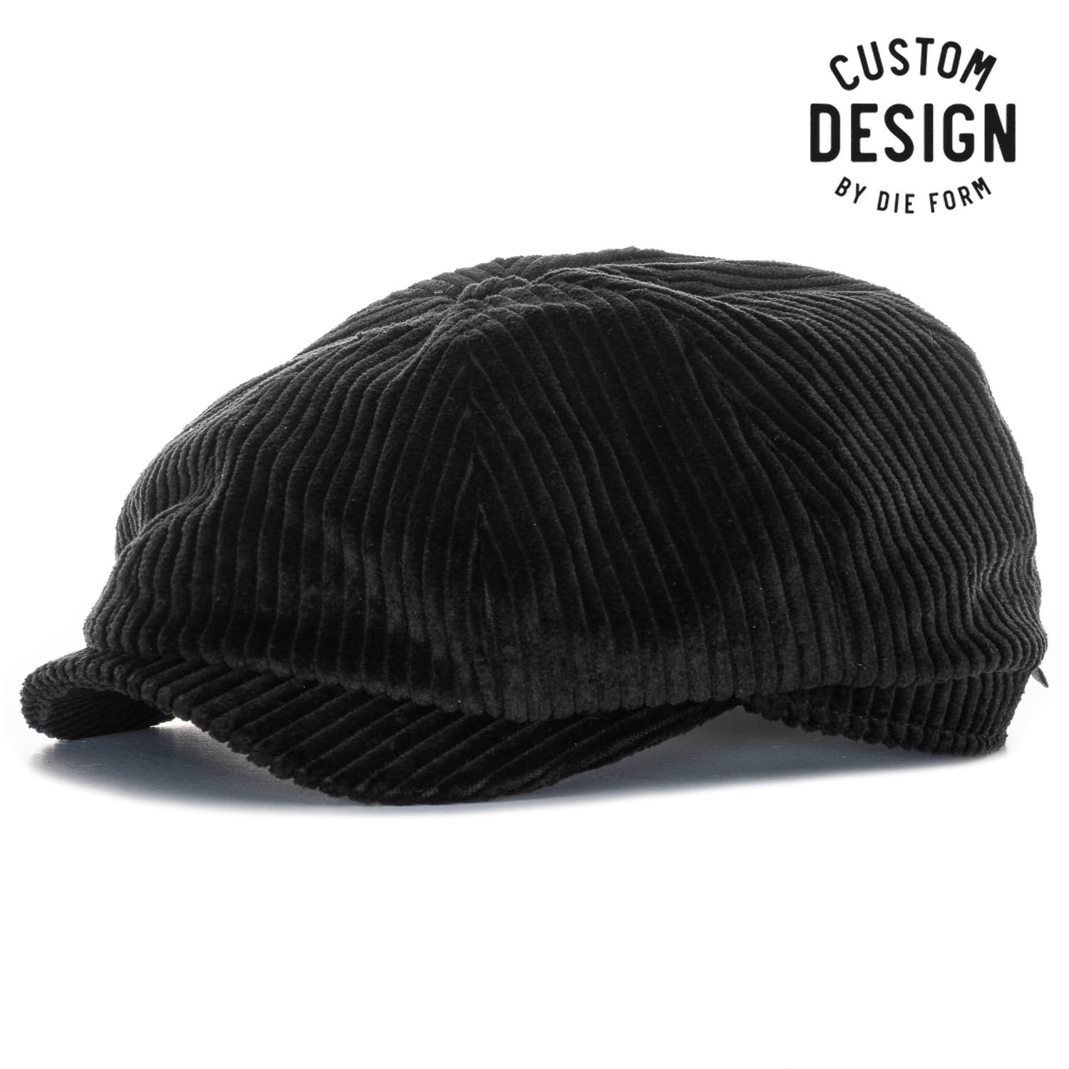 Newsboy Classic Cap Cord Schwarz Newsboy Classic Cap Cord Schwarz
