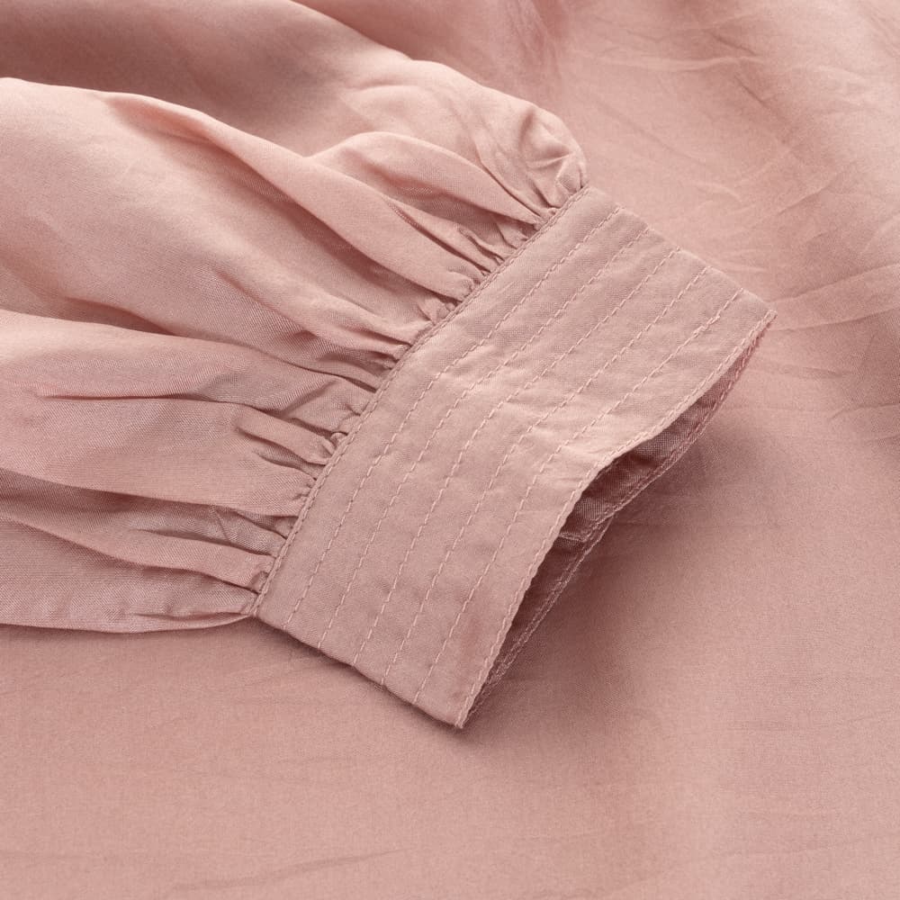 Seidenbluse Fioren Altrosa