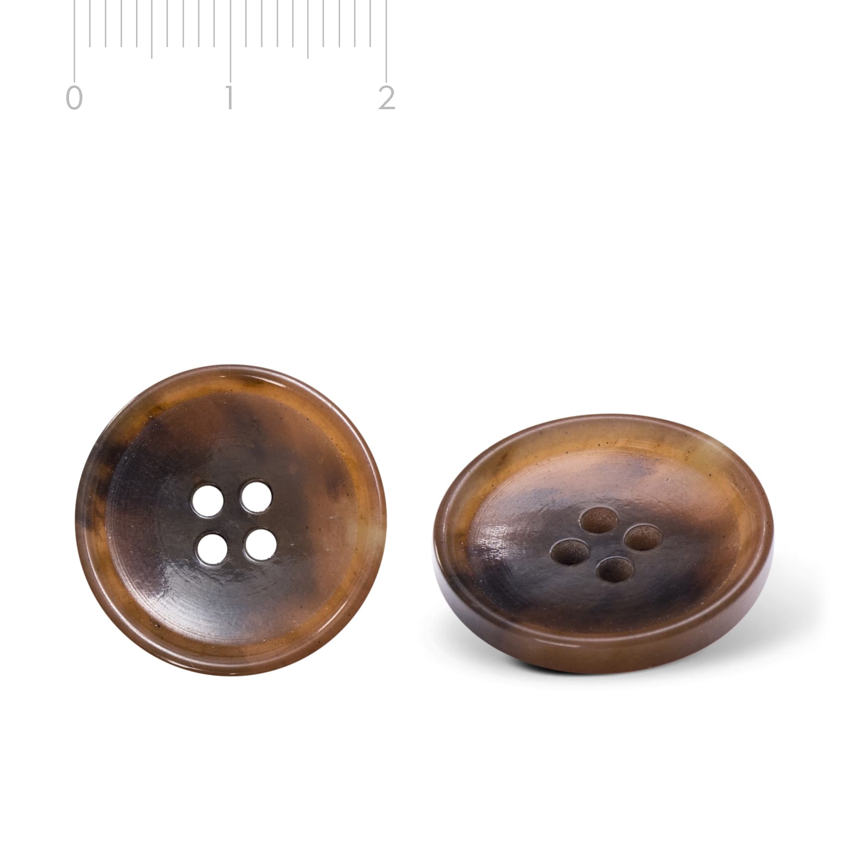 Hornmix Knopf Kupfer H23