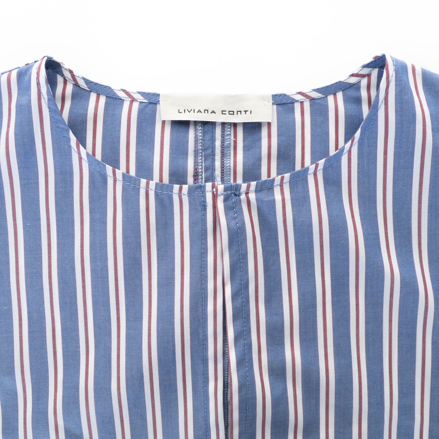 Gestreifte Baumwollbluse