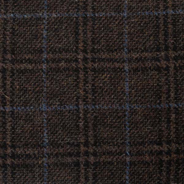 649 Leichter Tweed Karo braun