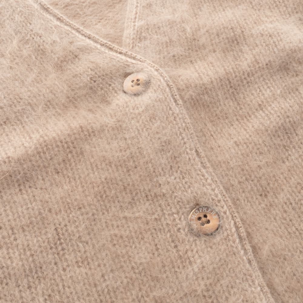 Kaschmir-Cardigan Beige